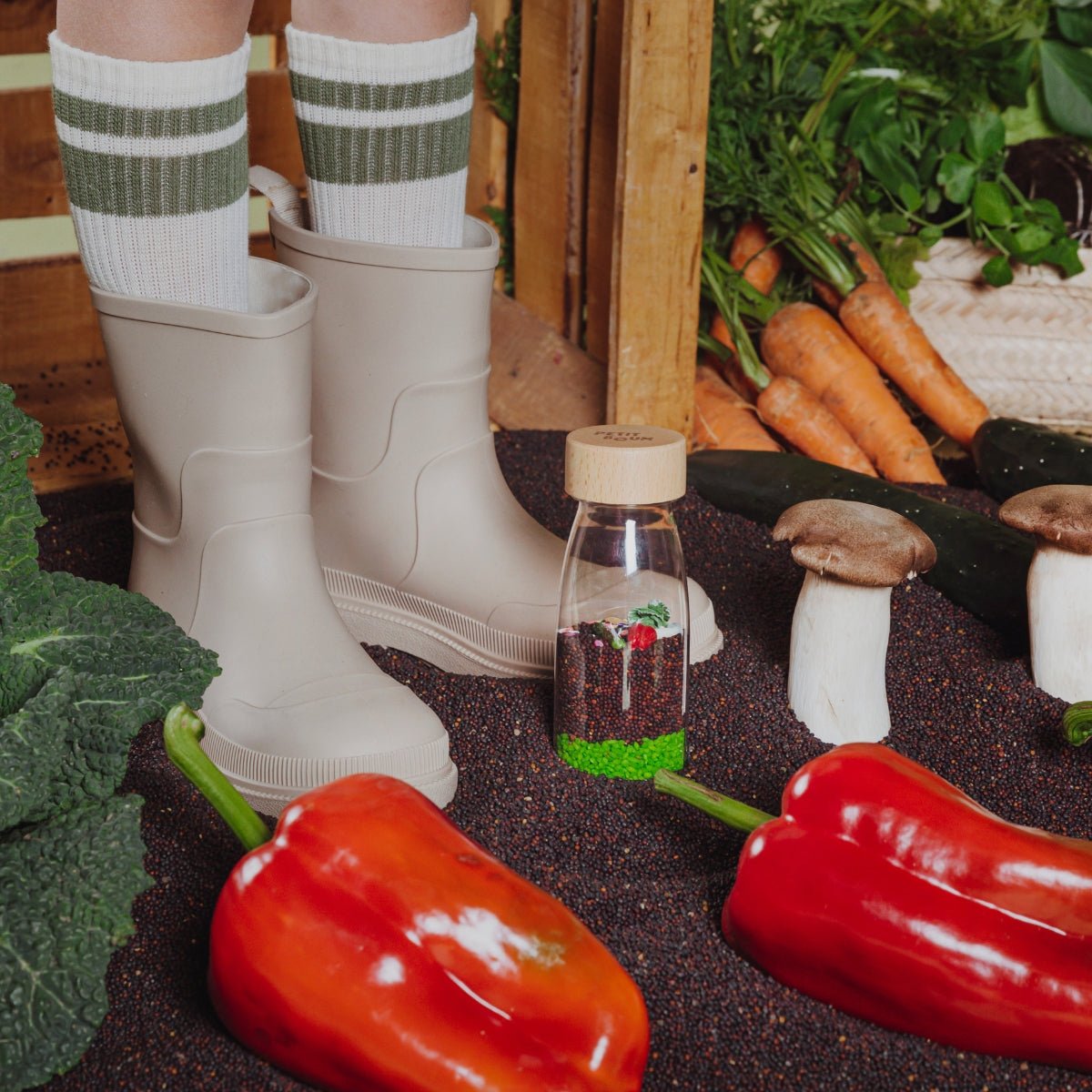 BOUTEILLE SENSORIELLE - LÉGUMES - Lina et Compagnie