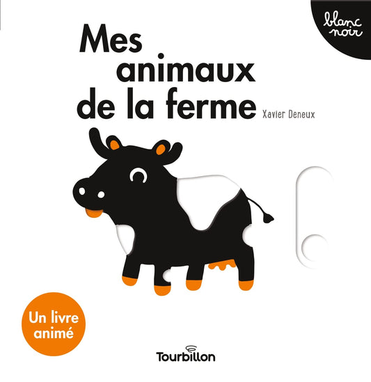 LIVRE - MES ANIMAUX DE LA FERME - NOIR ET BLANC - Lina et Compagnie