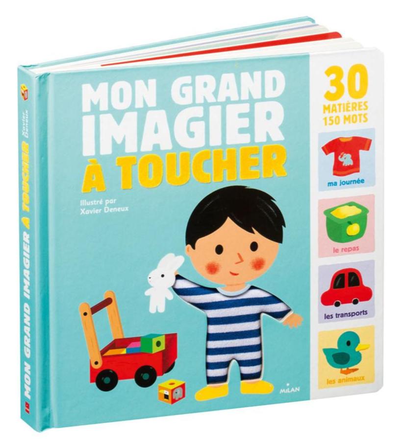 LIVRE - MON GRAND IMAGIER À TOUCHER - Lina et Compagnie