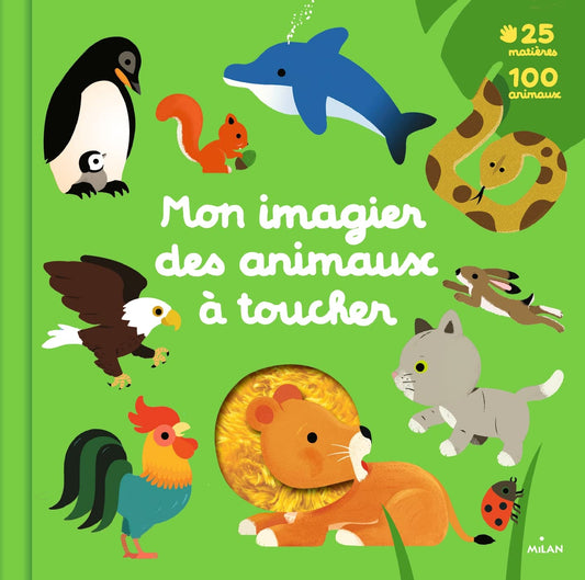 Livre - Mon imagier des animaux à toucher - Lina et Compagnie