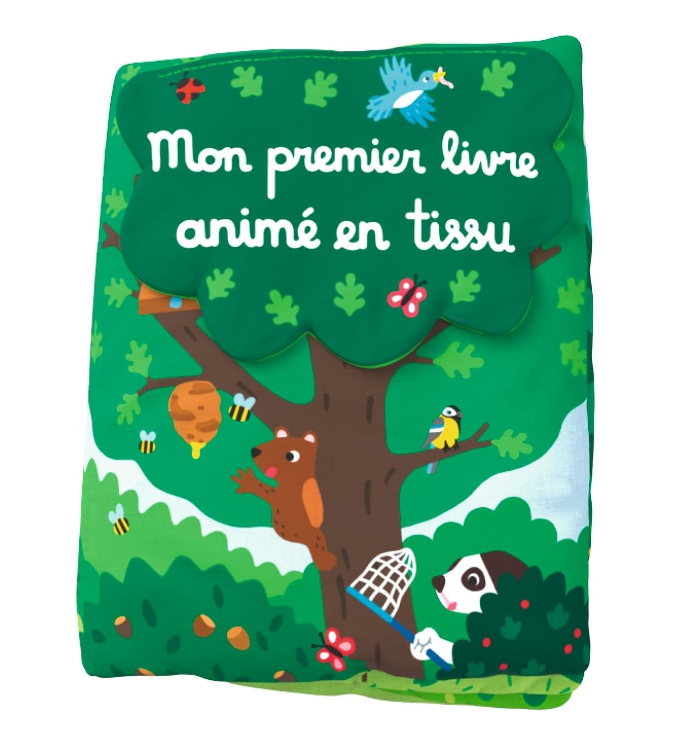 Livre - Mon premier livre animé en tissu - Lina et Compagnie