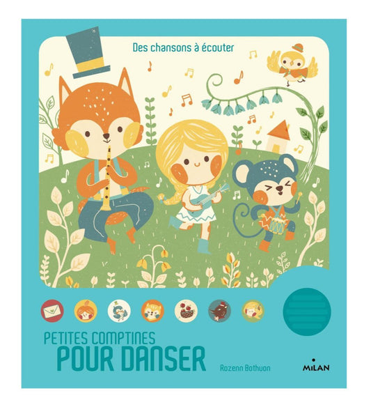 LIVRE - PETITES COMPTINES POUR DANSER - Lina et Compagnie