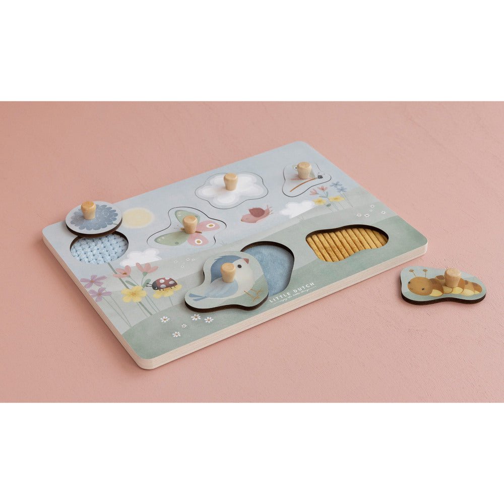 Puzzle Tactile - Flowers & Butterflies - Lina et Compagnie