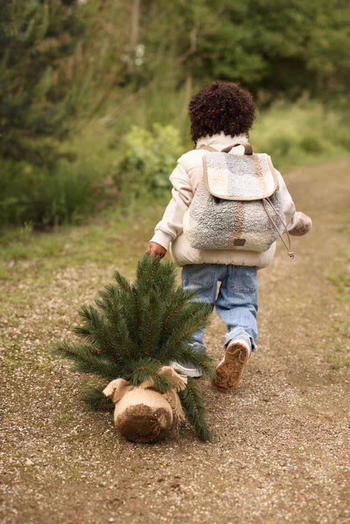 SAC À DOS ENFANT - CHECK BOUCLÉ - Lina et Compagnie