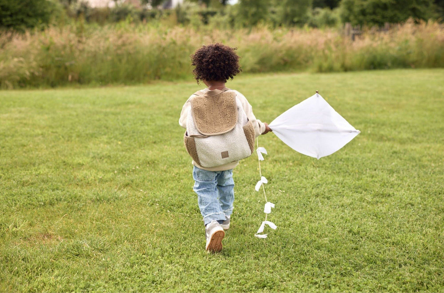 SAC À DOS ENFANT COLOURBLOCK - NATUREL - Lina et Compagnie