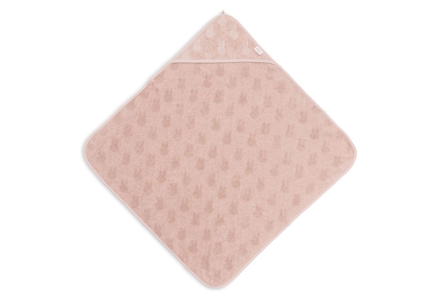 Cape de Bain éponge 75x75 cm Miffy Jacquard - Wild Rose - Lina et Compagnie