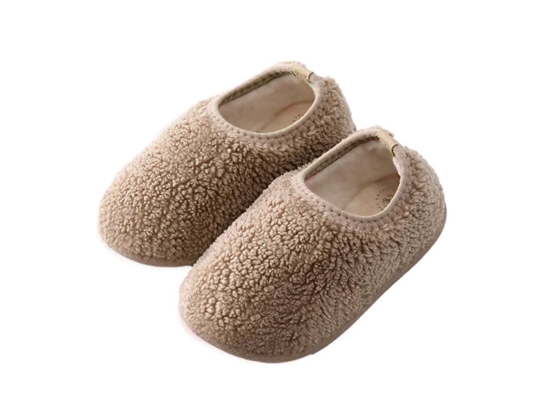 Chaussons Moumoute - Taupe - Lina et Compagnie