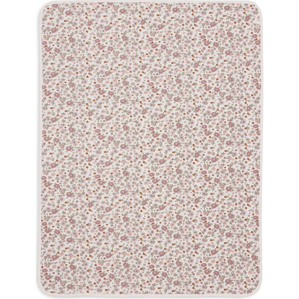 Couverture Berceau en coton 75x100 cm - Retro Flowers - Lina et Compagnie