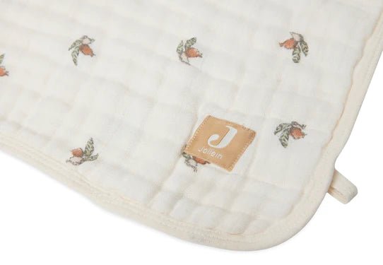 Couverture Berceau gaze de coton 75x100 cm - Rosehip - Lina et Compagnie