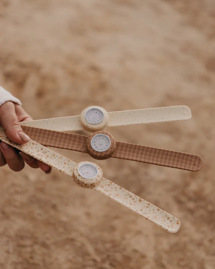 Montre en Silicone Enfants et Adultes - Speckled Nude - Lina et Compagnie