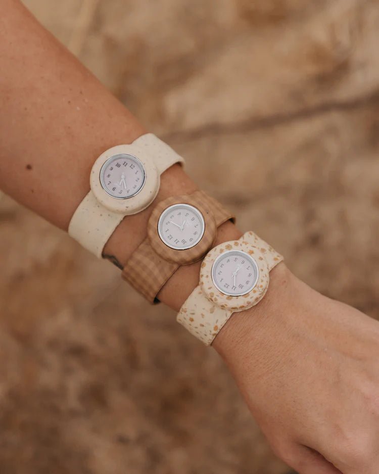 Montre en Silicone Enfants et Adultes - Speckled Nude - Lina et Compagnie