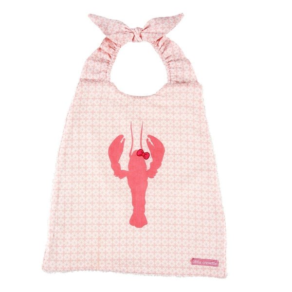 Serviette bavoir Homard coquette - Lina et Compagnie